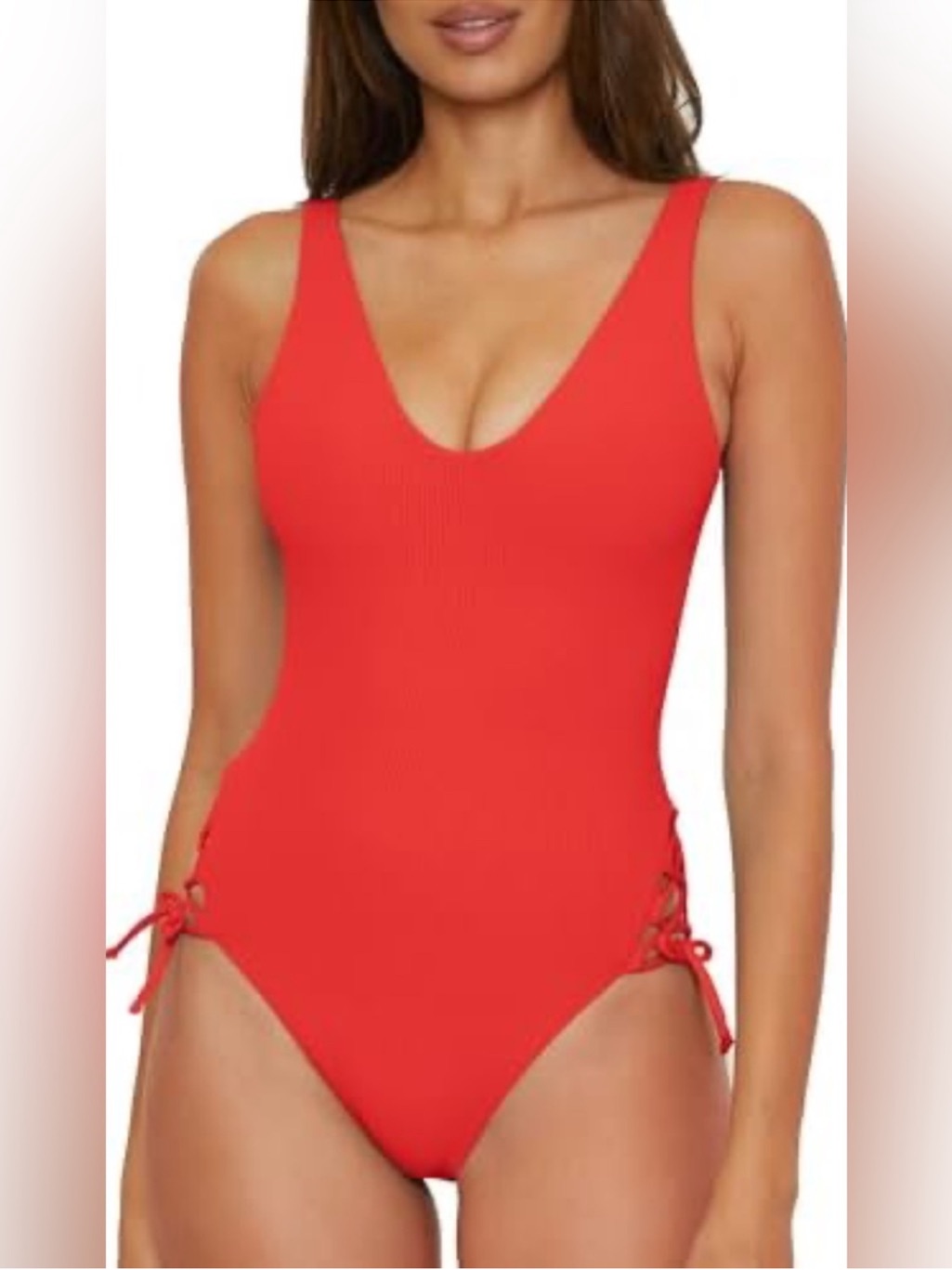 Becca Modern Edge One Piece Swimsuit Size S/L